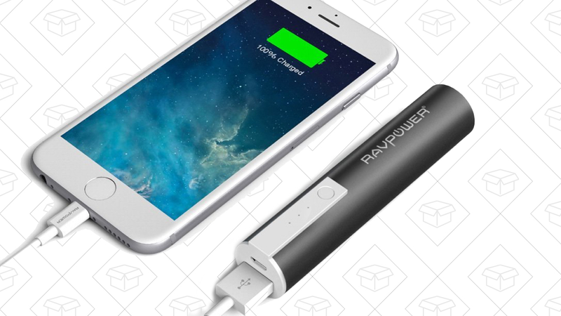 RAVPower Luster Battery Pack, $7 with code KJAPB335